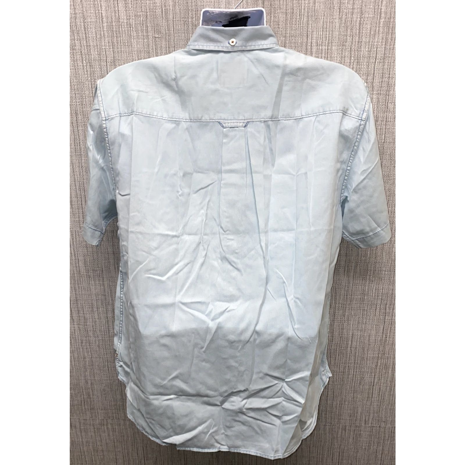 Tommy Bahama Tommy Bahama Shirt Men Blue Short Sleeve Button-Up L Cotton Blend Regular Size US L / EU 52-54 / 3 - 5 Thumbnail