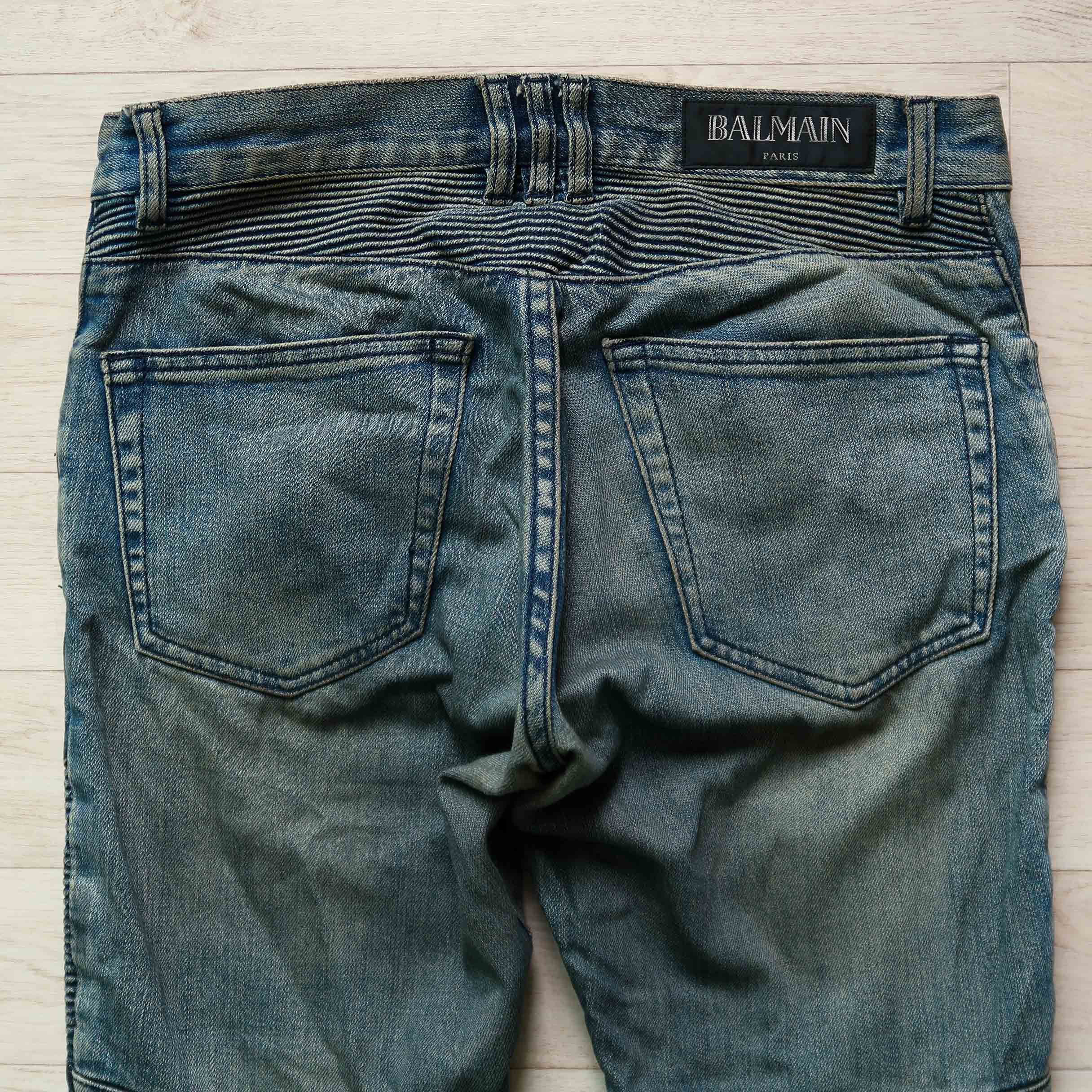 Balmain Balmain Biker Jeans Size US 30 / EU 46 - 8 Thumbnail