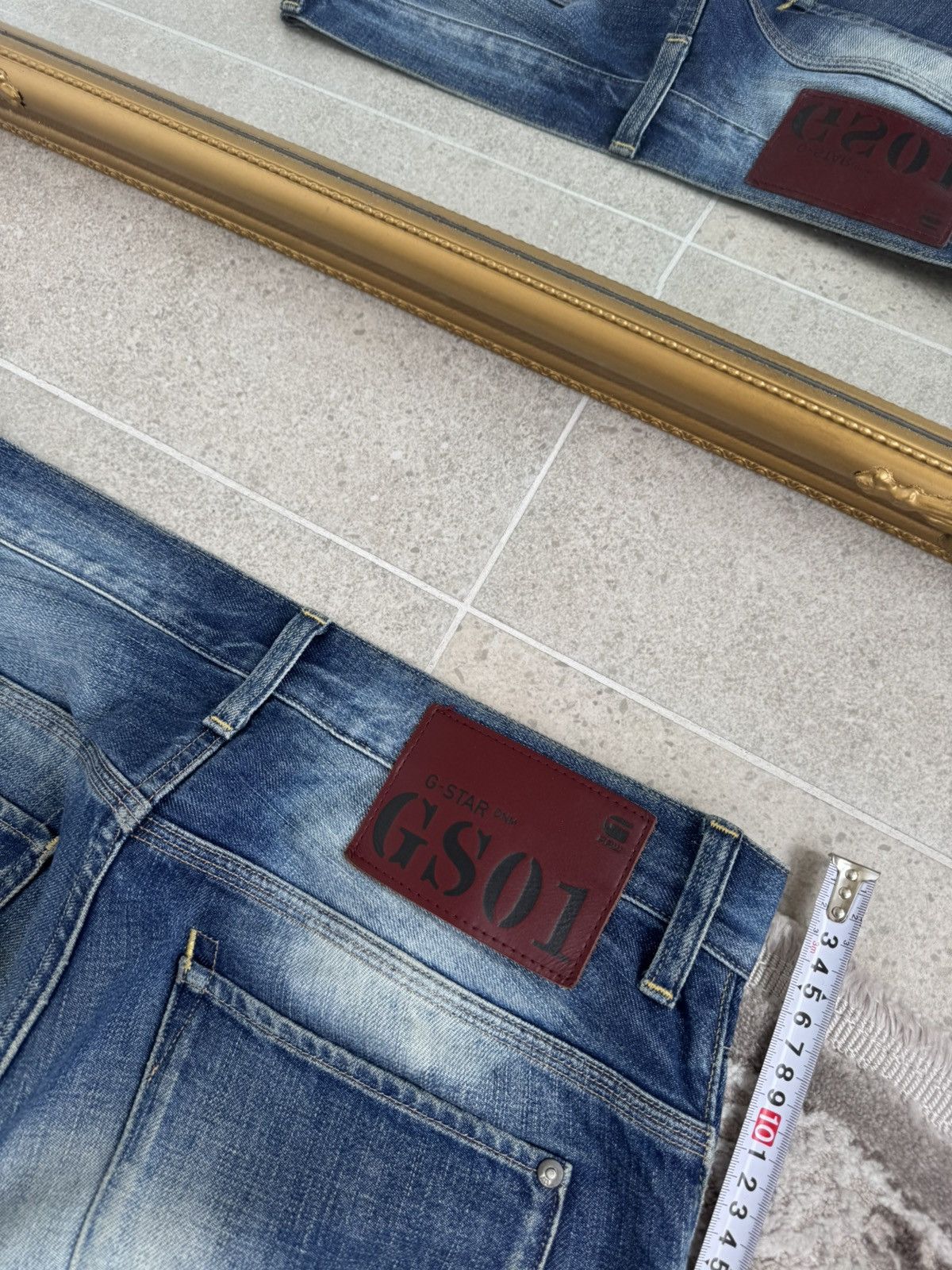 G-Star G-Star Raw GS01 Denim Jeans – Slim/Straight Fit Indigo Wash Size US 33 - 8 Thumbnail