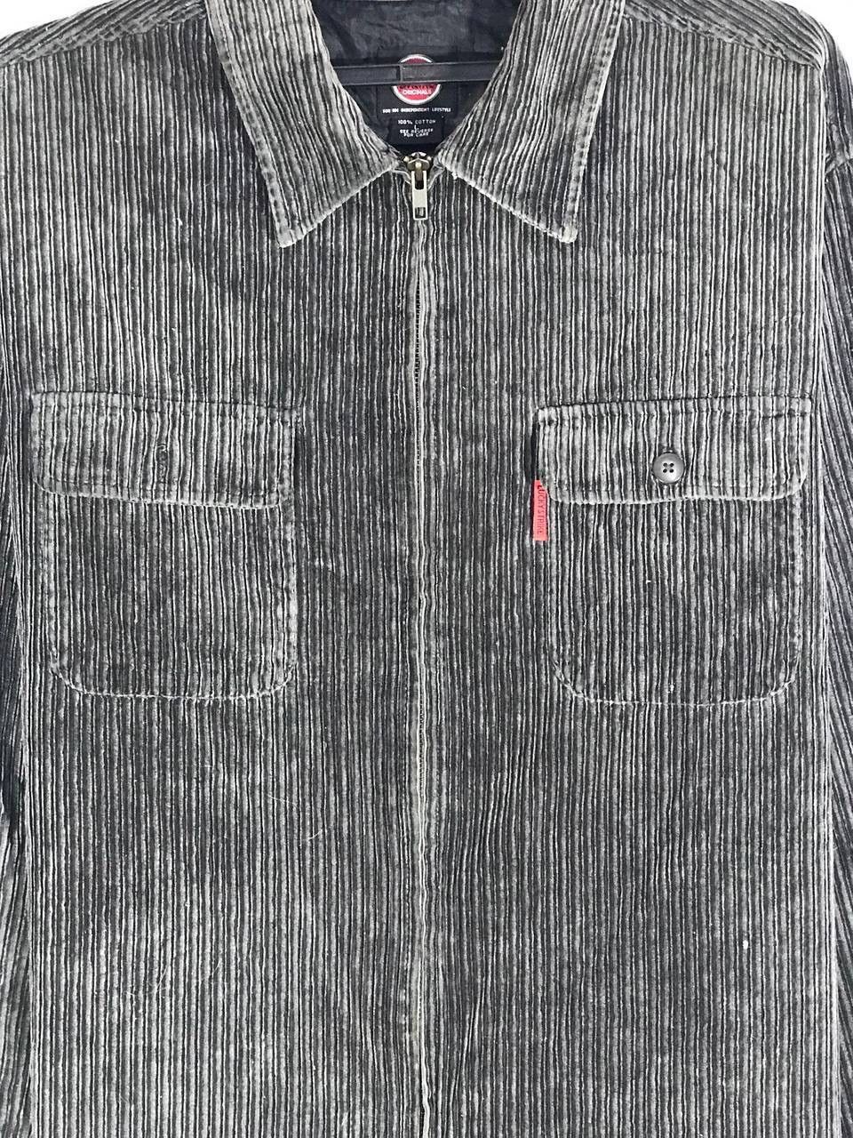 Vintage vintage lucky strike corduroy zipper jacket Size US L / EU 52-54 / 3 - 3 Thumbnail