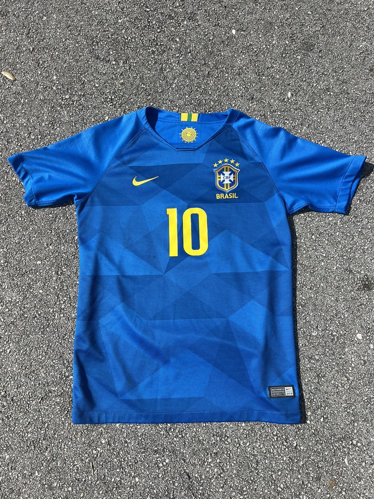 NIKE NEYMAR JR BRAZIL AWAY JERSEY FIFA WORLD CUP 2018