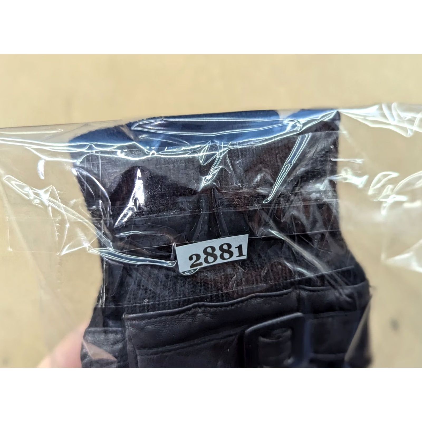 H&M H&M Leather Womens Gloves Size 7.5 Black Lined Glove Size ONE SIZE - 5 Thumbnail