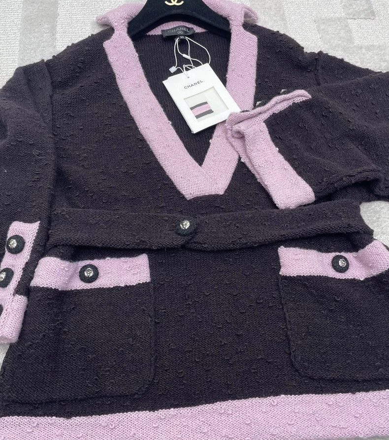 Chanel Chanel Color Block Knit Sweater -2505 Size US M / EU 48-50 / 2 - 4 Thumbnail