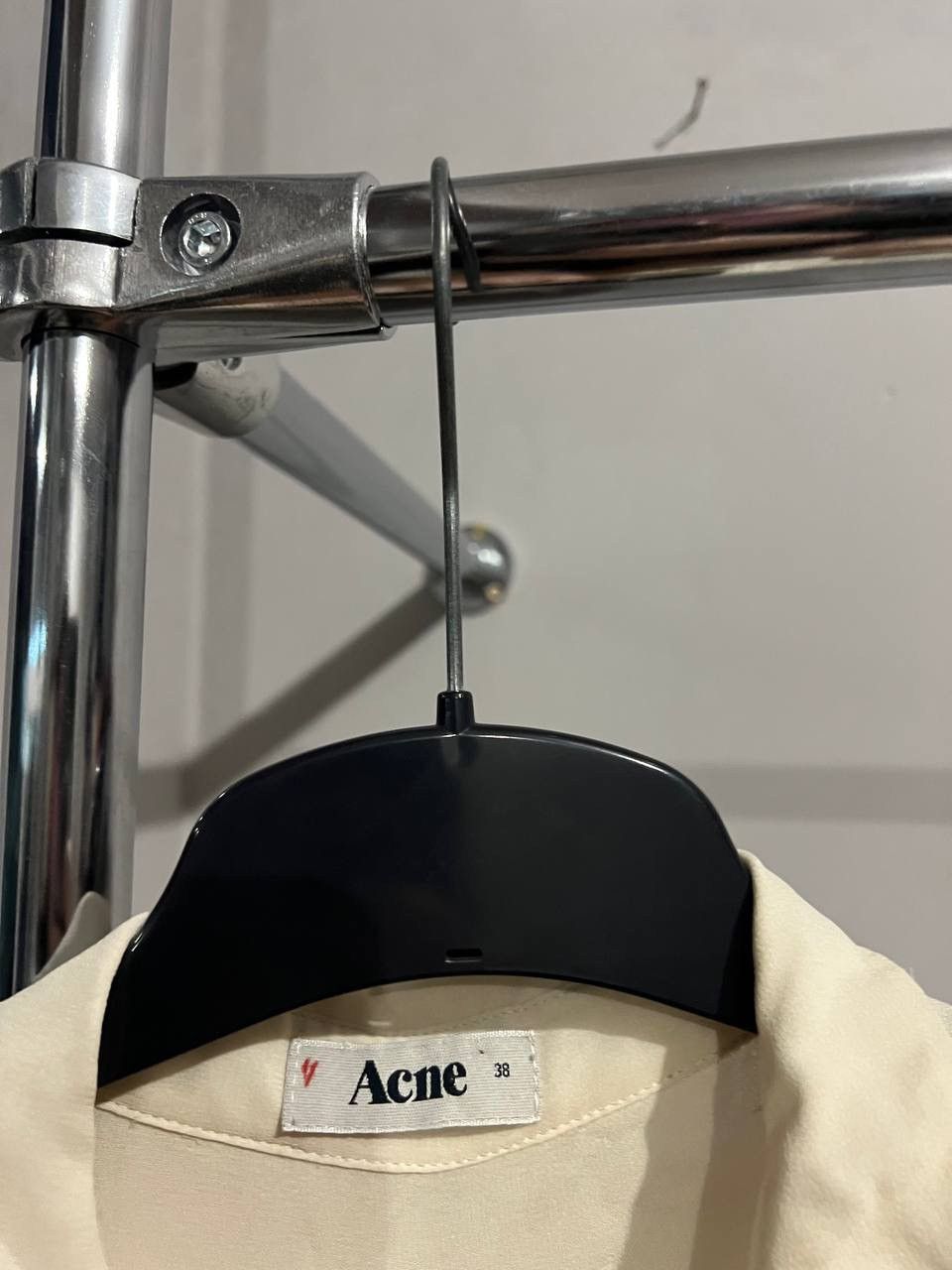 Acne Studios ACNE STUDIOS CRYSTAL PICTURE WOMEN SILK BUTTON BLOUSE SHIRT Size XS / US 0-2 / IT 36-38 - 6 Thumbnail