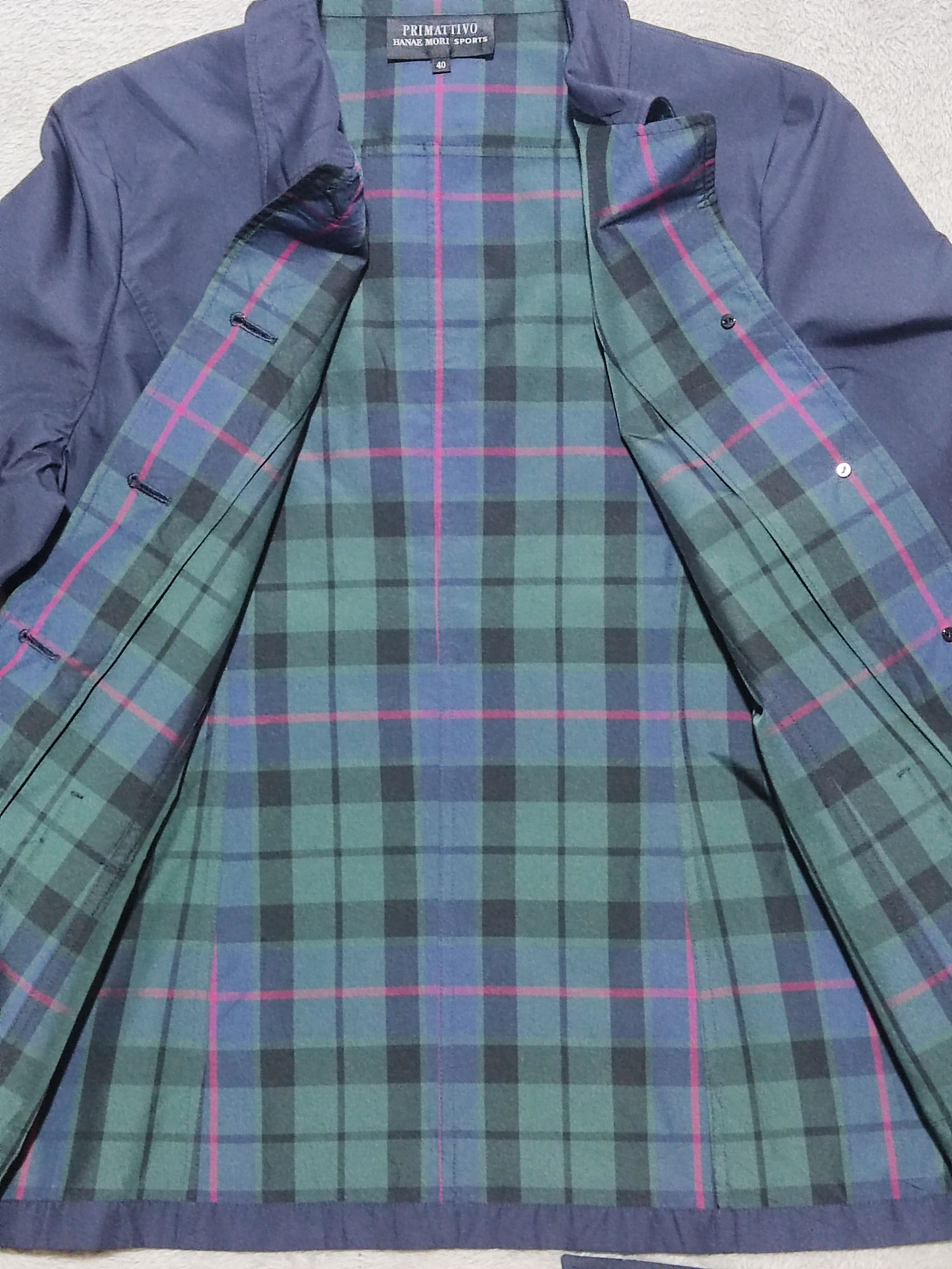 Hanae Mori PRIMATTIVO Hanae Mori Sports Technical Belted Jacket Tartan Size M / US 6-8 / IT 42-44 - 15 Thumbnail