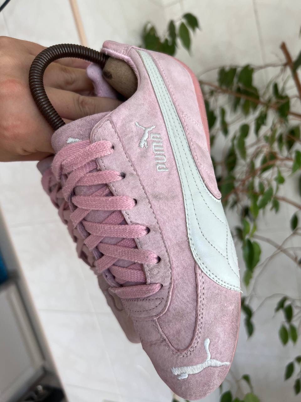 Japanese Brand × Puma × Vintage Y2K Vintage Puma Speedcat Low Top Suede Trainers Sneakers Size US 5 / EU 37 - 10 Thumbnail