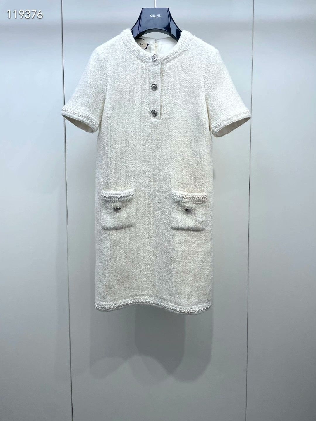Gucci Gucci White Double Pocket Dress Size S / US 4 / IT 40 - 1 Thumbnail