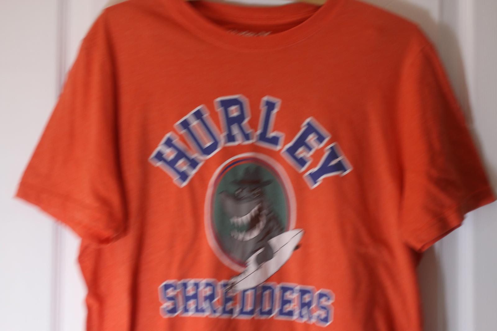 Hurley Hurley Shredders Shark Graphic T-Shirt Orange Large Premium Size L / US 10 / IT 46 - 4 Thumbnail