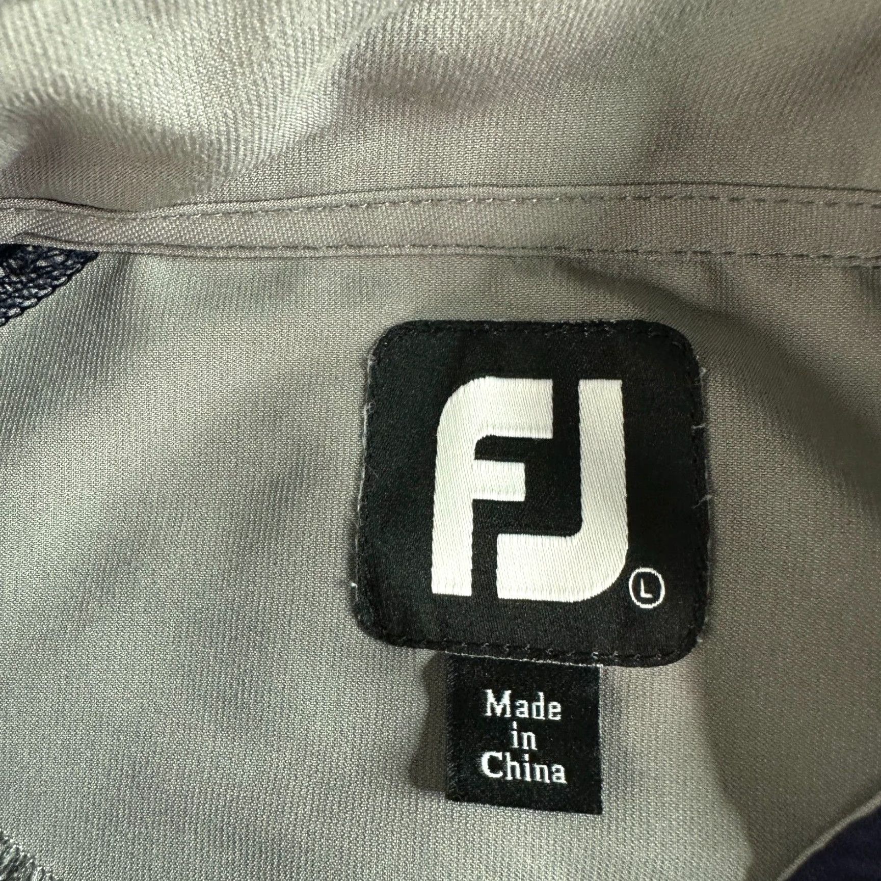 Footjoy FootJoy Jacket Mens L Blue Gray Lightweight 1/2 Zip Pullover Logo Windbreaker Casual Size US L / EU 52-54 / 3 - 5 Thumbnail