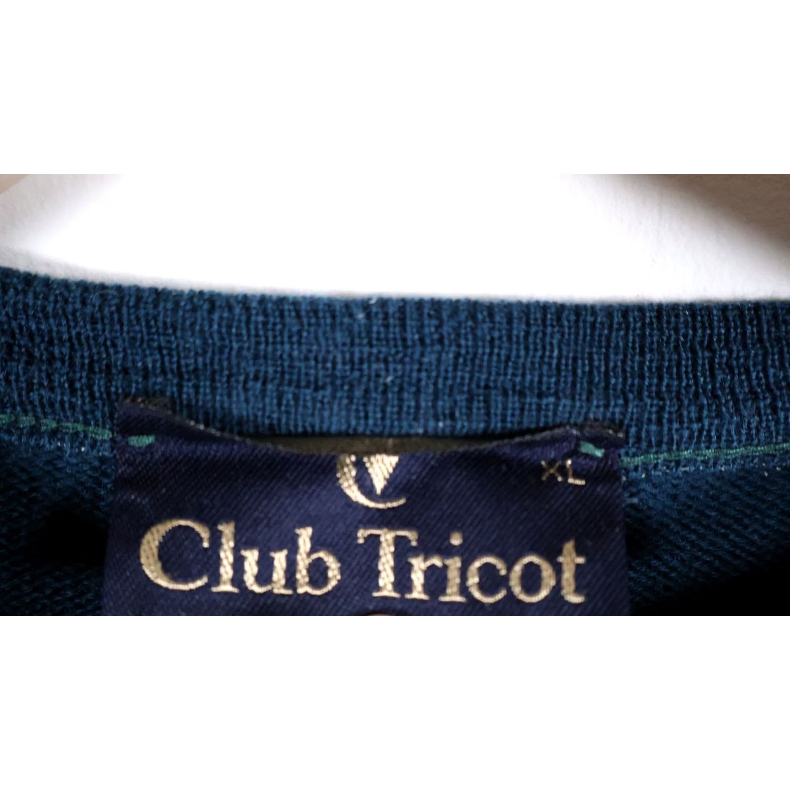 Vintage VINTAGE Club Tricot Wool Sweater Mens XL Blue Tribal Aztec Embroidered Ireland Made Size US XL / EU 56 / 4 - 3 Thumbnail