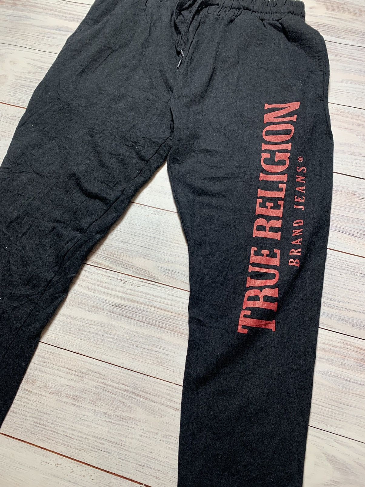 Japanese Brand × True Religion Rare True Religion sweatpants big logo vintage Size US 33 - 3 Thumbnail