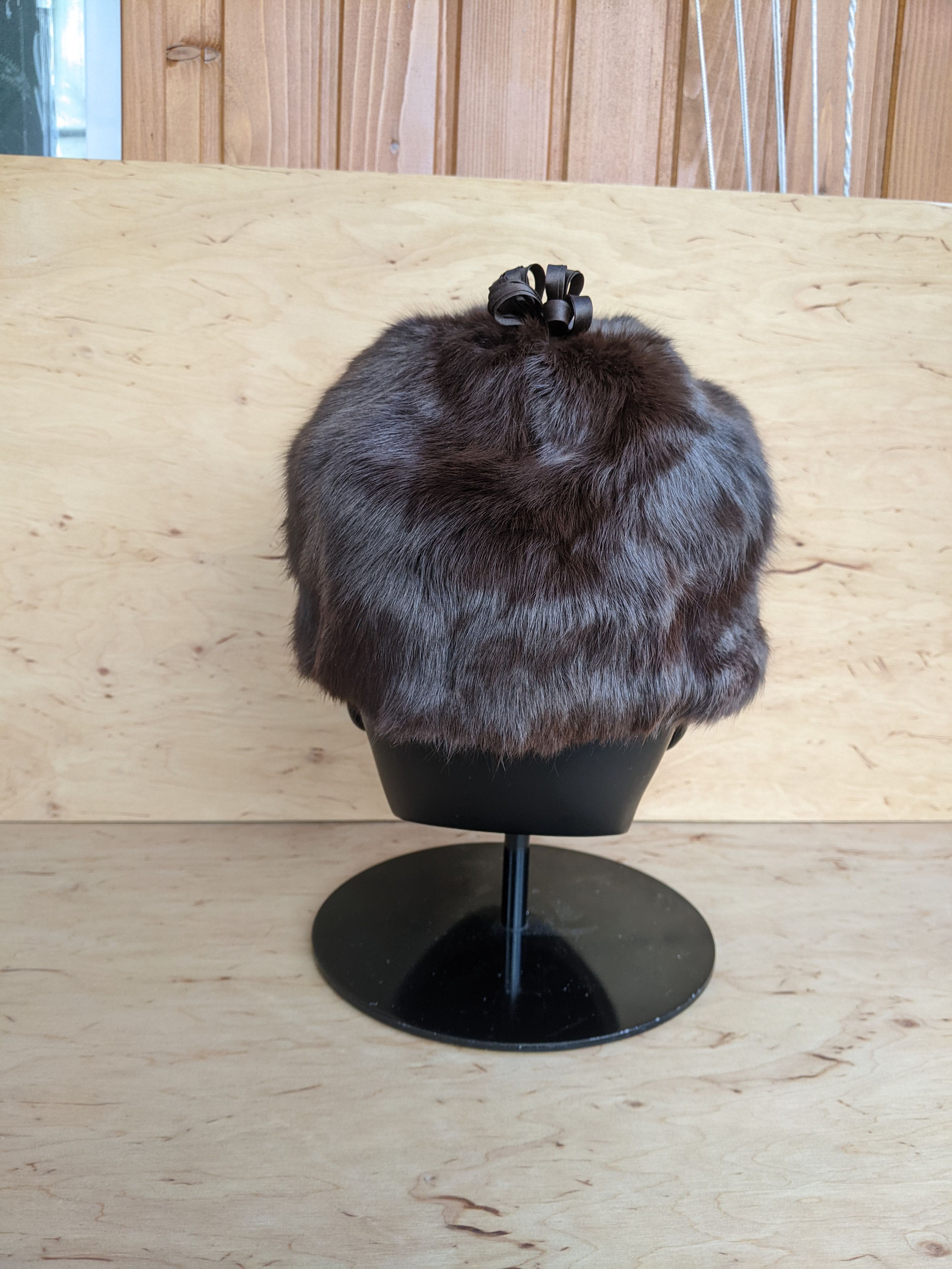 Japanese Brand Edna Wallace Vintage 70s Genuine Fur Hat Kangol Gucci Size ONE SIZE - 7 Thumbnail