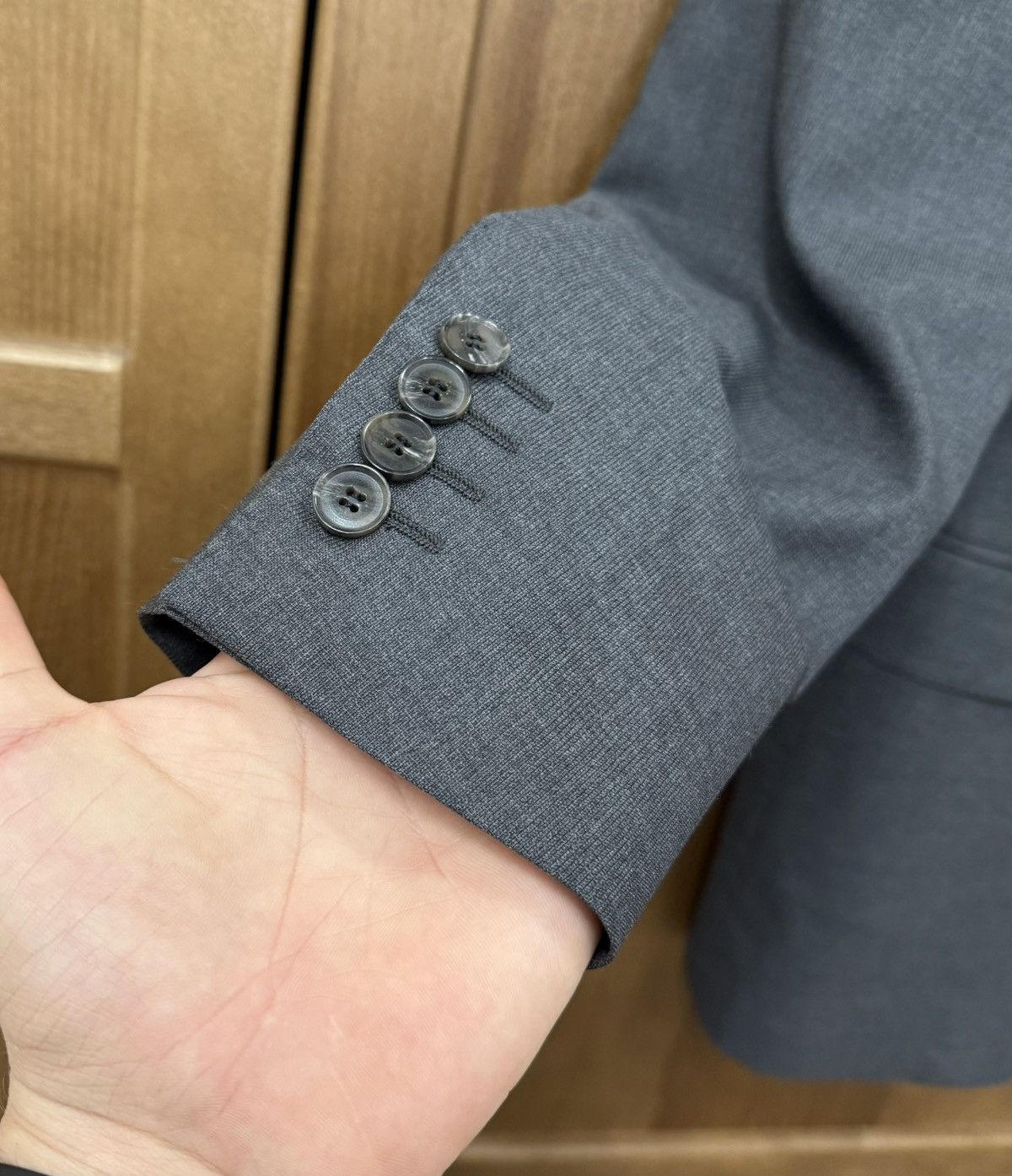 Canali Canali Gray Classic Blazer Two Button Size 38R - 2 Thumbnail