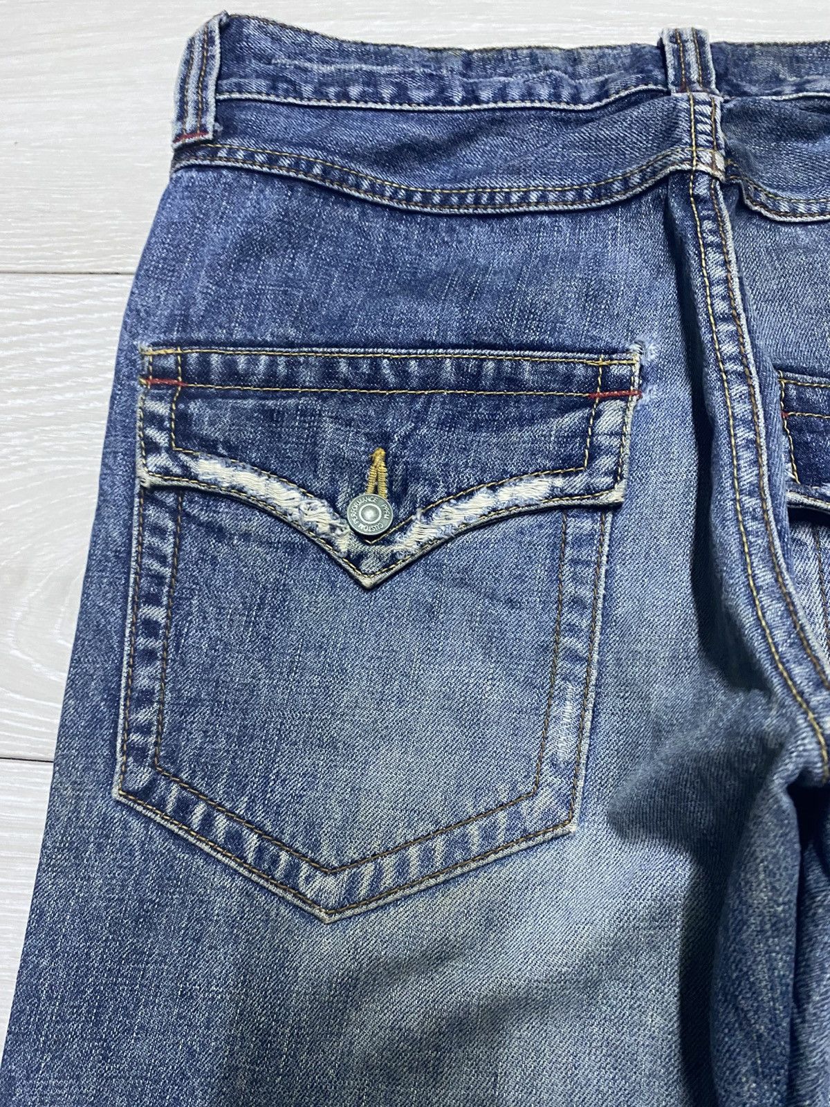 PPFM × The Smiths Vintage Perfomance Ppfm Custom Distressed Jeans Size US 32 / EU 48 - 7 Thumbnail