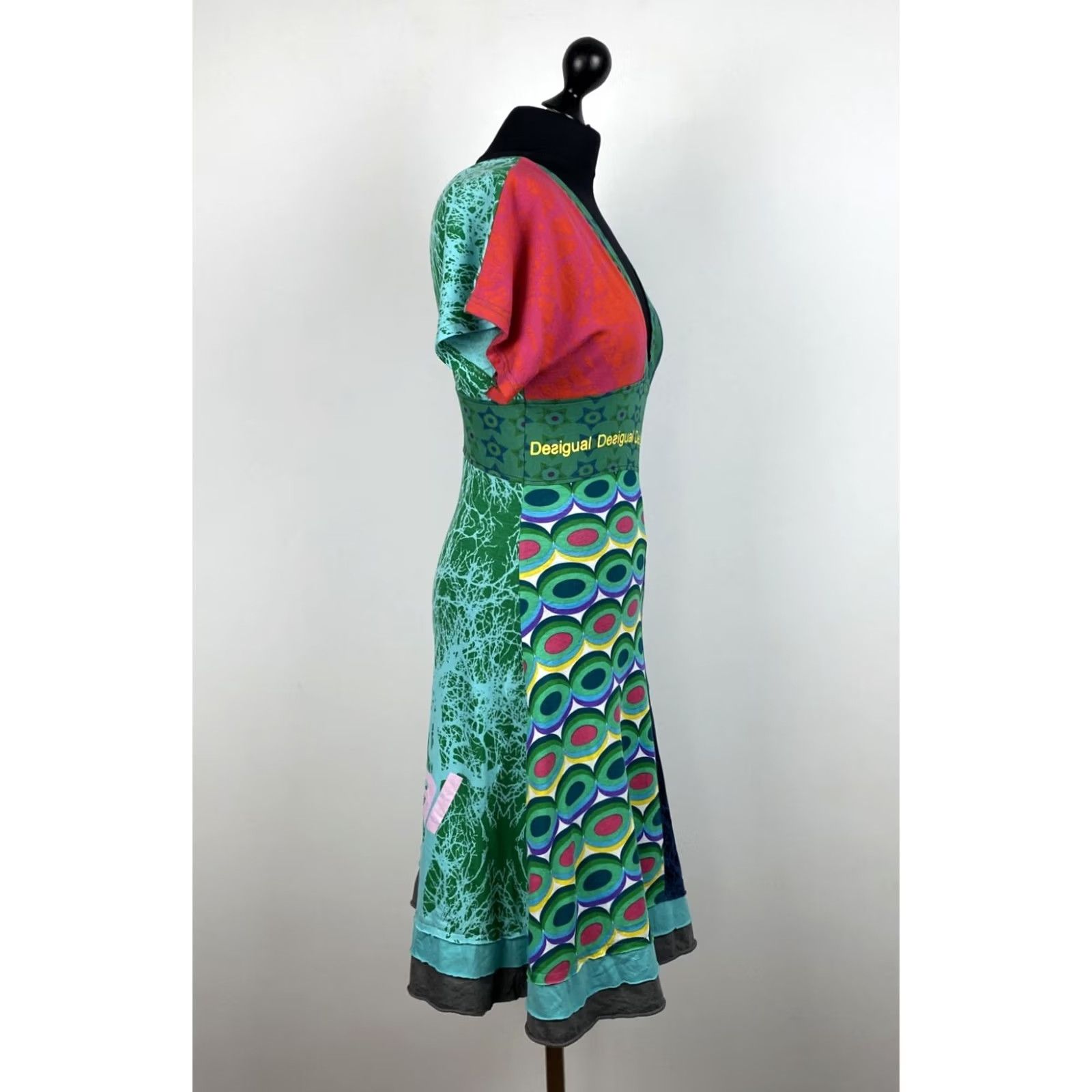 Desigual Desigual womens dress Multicoloured Size M Size M / US 6-8 / IT 42-44 - 2 Thumbnail