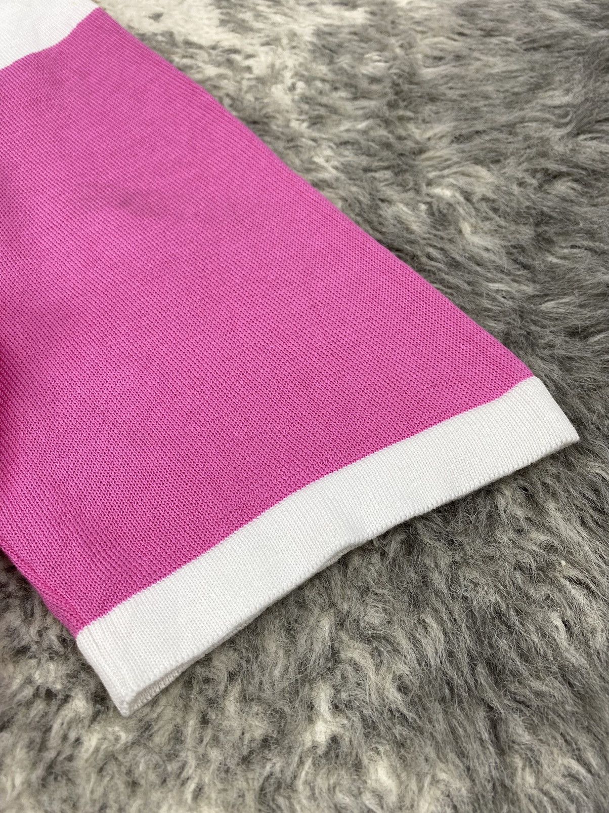 Christian Dior Monsieur × Dior Vintage CHRISTIAN DIOR Parallelograms Geometric Knit Shirt Size M / US 6-8 / IT 42-44 - 8 Thumbnail