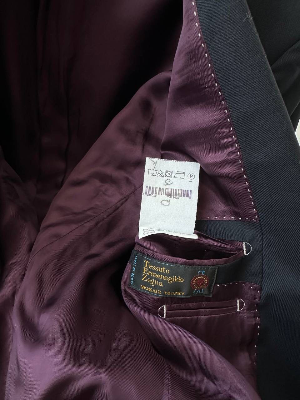 Vintage × Z Zegna Vintage Japanese Ermenegildo Tessuto Zegna Blazer Jacket Size 42R - 6 Thumbnail