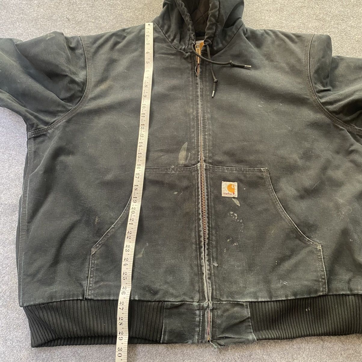 Carhartt Vintage Carhartt Black Active Hooded Jacket Size US XL / EU 56 / 4 - 11 Thumbnail