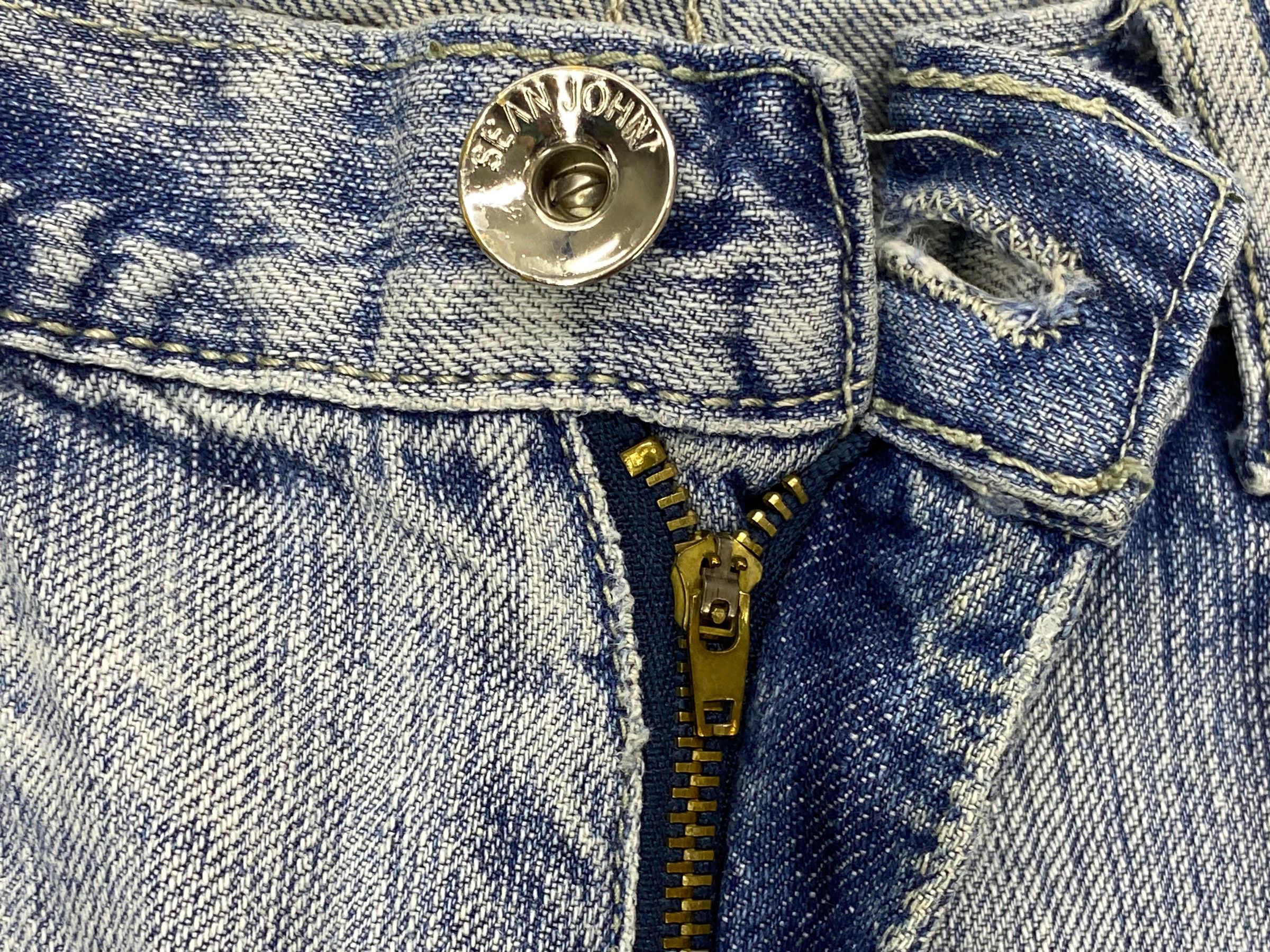 Sean John Sean John Baggy Denim Jeans Embroided Logo Jeans Hip Hop Size US 32 / EU 48 - 11 Thumbnail