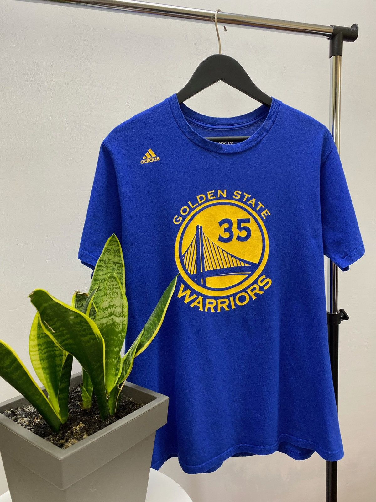 Adidas × NBA Adidas Golden State Warriors #35 Kevin Durant T Shirt Size US L / EU 52-54 / 3 - 4 Thumbnail