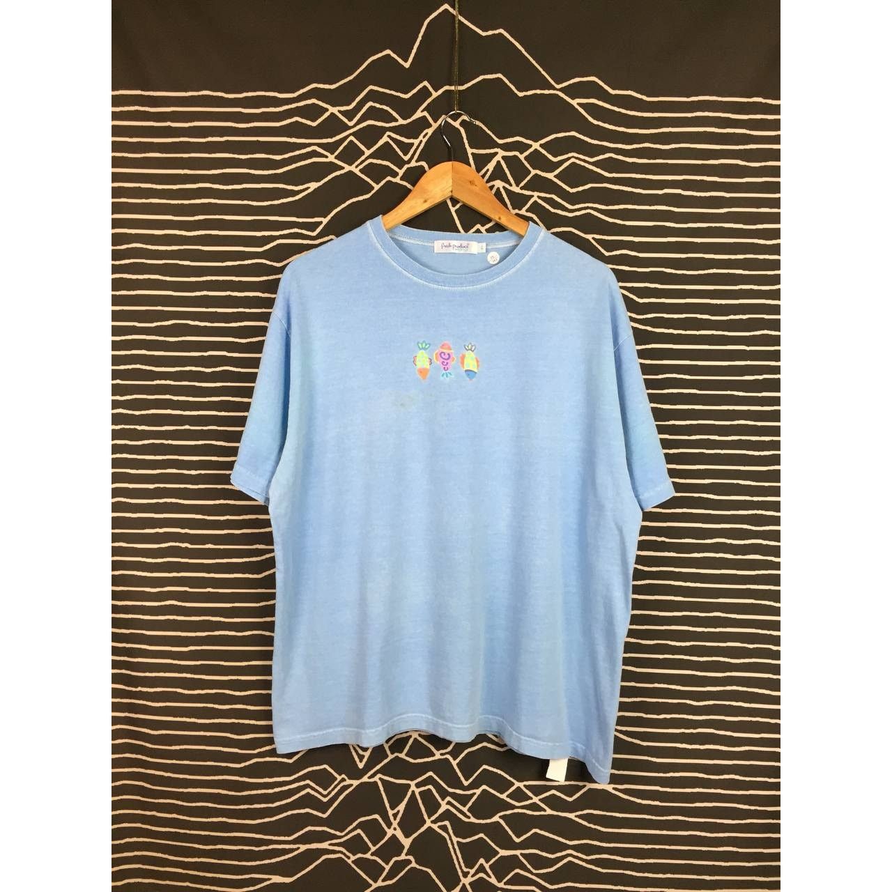 Vintage Vtg Fresh Produce Made In Usa Marine Fish Graphic Tee Size US L / EU 52-54 / 3 - 2 Thumbnail