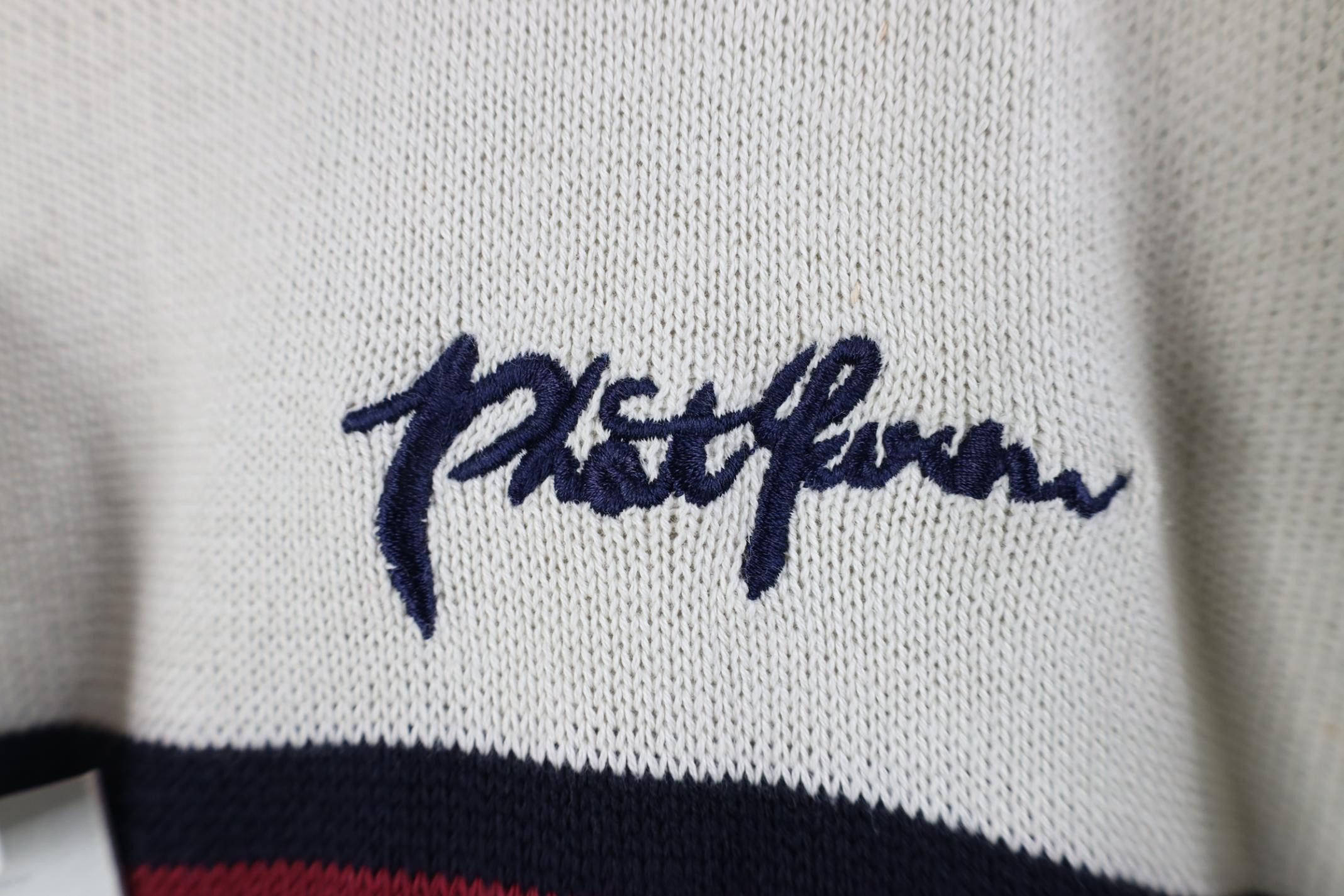 Phat Farm Deadstock Vintage 90s Y2K Phat Farm Script Marled Sweater Size US XL / EU 56 / 4 - 4 Thumbnail
