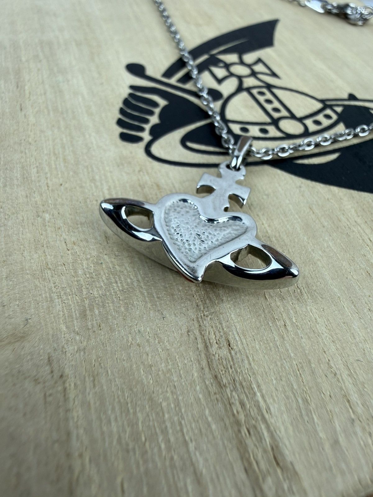 Vivienne Westwood Vintage Vivienne Westwood Diamante Heart Necklace Pendant Size ONE SIZE - 6 Thumbnail