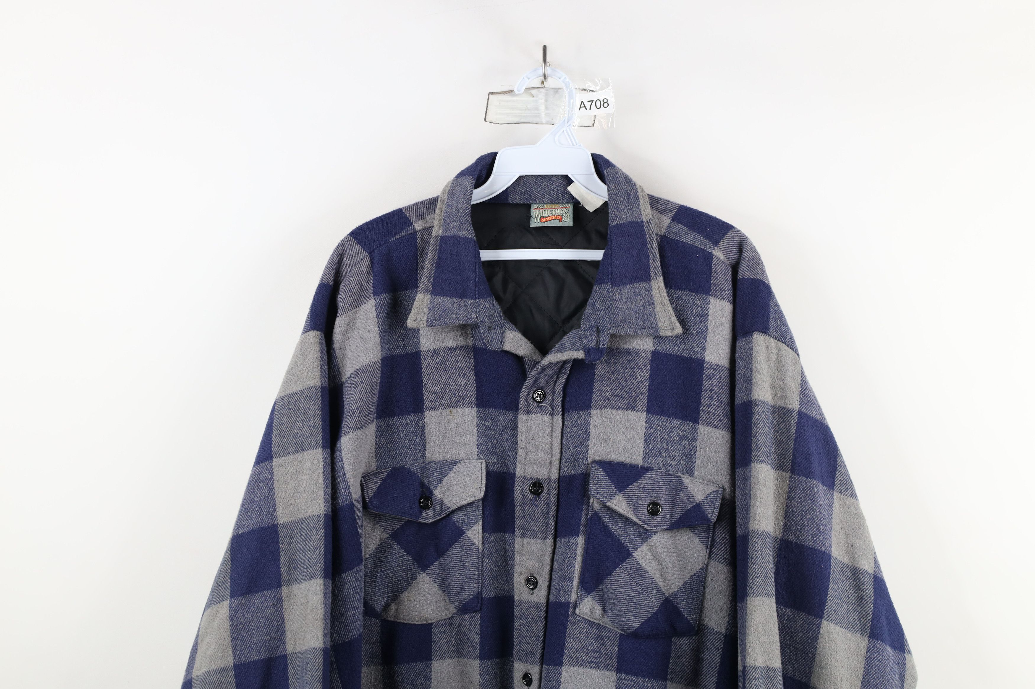 Vintage Vintage 90s Streetwear Flannel Button Shirt Jacket Jac USA Size US XXL / EU 58 / 5 - 2 Thumbnail