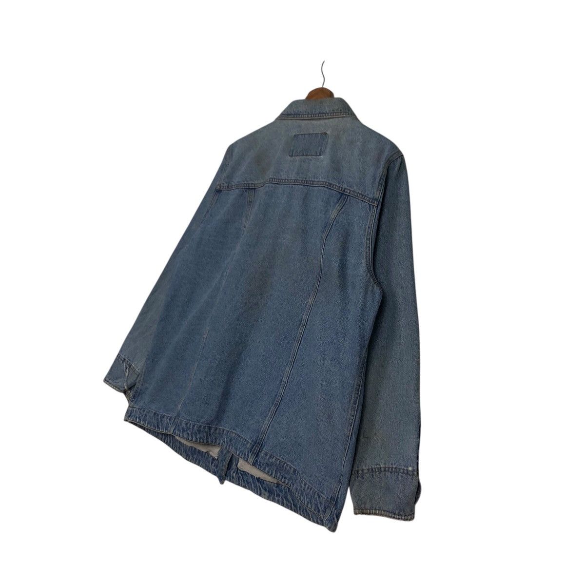 Japanese Brand 📌Vintage Biker Denim Jacket Avenue Blues Issey Miyake Size US M / EU 48-50 / 2 - 11 Thumbnail