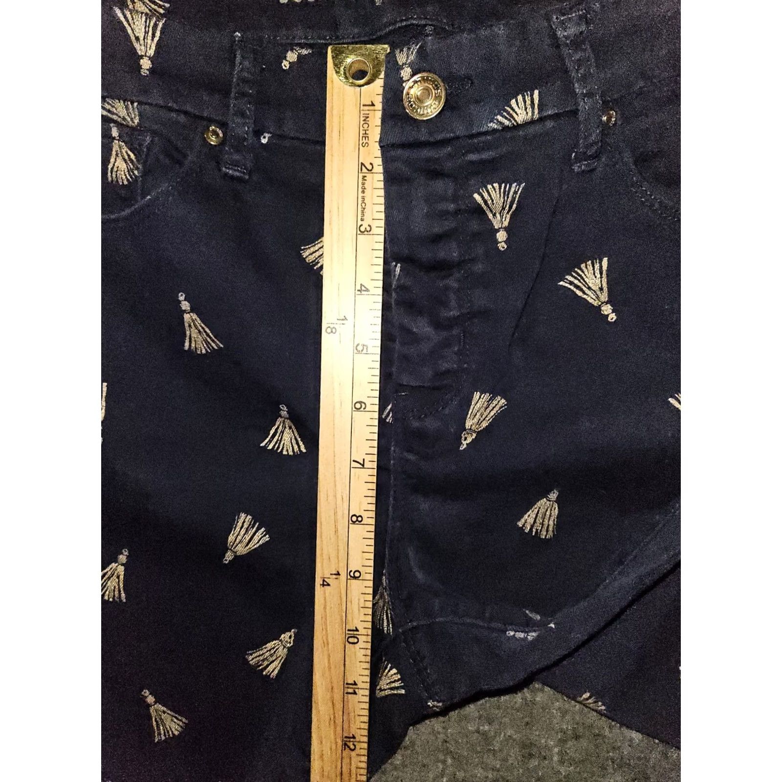 Vintage VINTAGE Chico's So Slimming Girlfriend Ankle Jeans Women's 0 Blue Mid Rise AOP Stretch Preppy Denim Jeans City School Womens Size 25" / US 0 / IT 36 - 5 Thumbnail