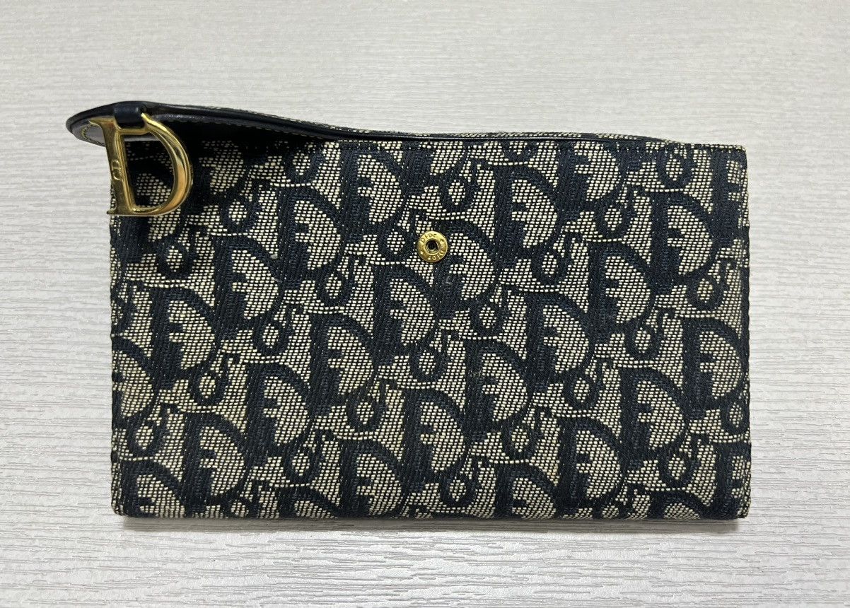 Christian Dior Monsieur Christian Dior - Monogram Trotter Saddle Flap Long Wallet Size ONE SIZE - 2 Thumbnail