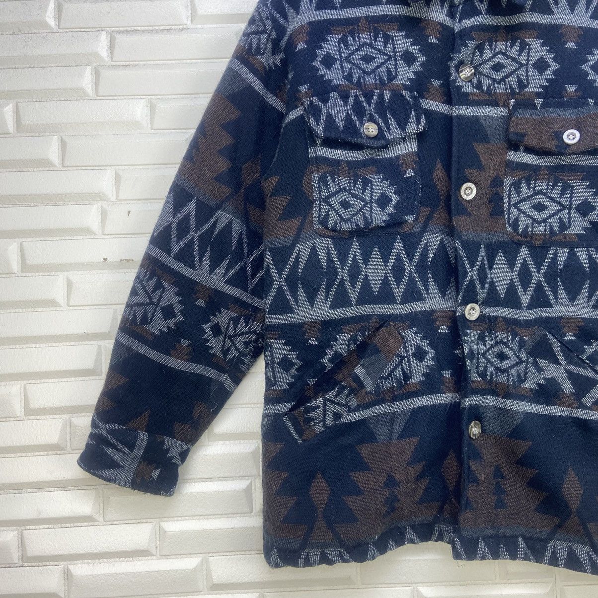 Japanese Brand Vintage Japanese Brand Jungle Storm Native Fleece Jacket Size US S / EU 44-46 / 1 - 4 Thumbnail