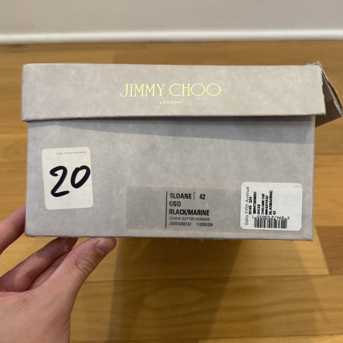 Jimmy Choo Jimmy Choo Sloane Course Glitter Degrade Loafers US 9 Size US 9 / EU 42 - 16 Thumbnail