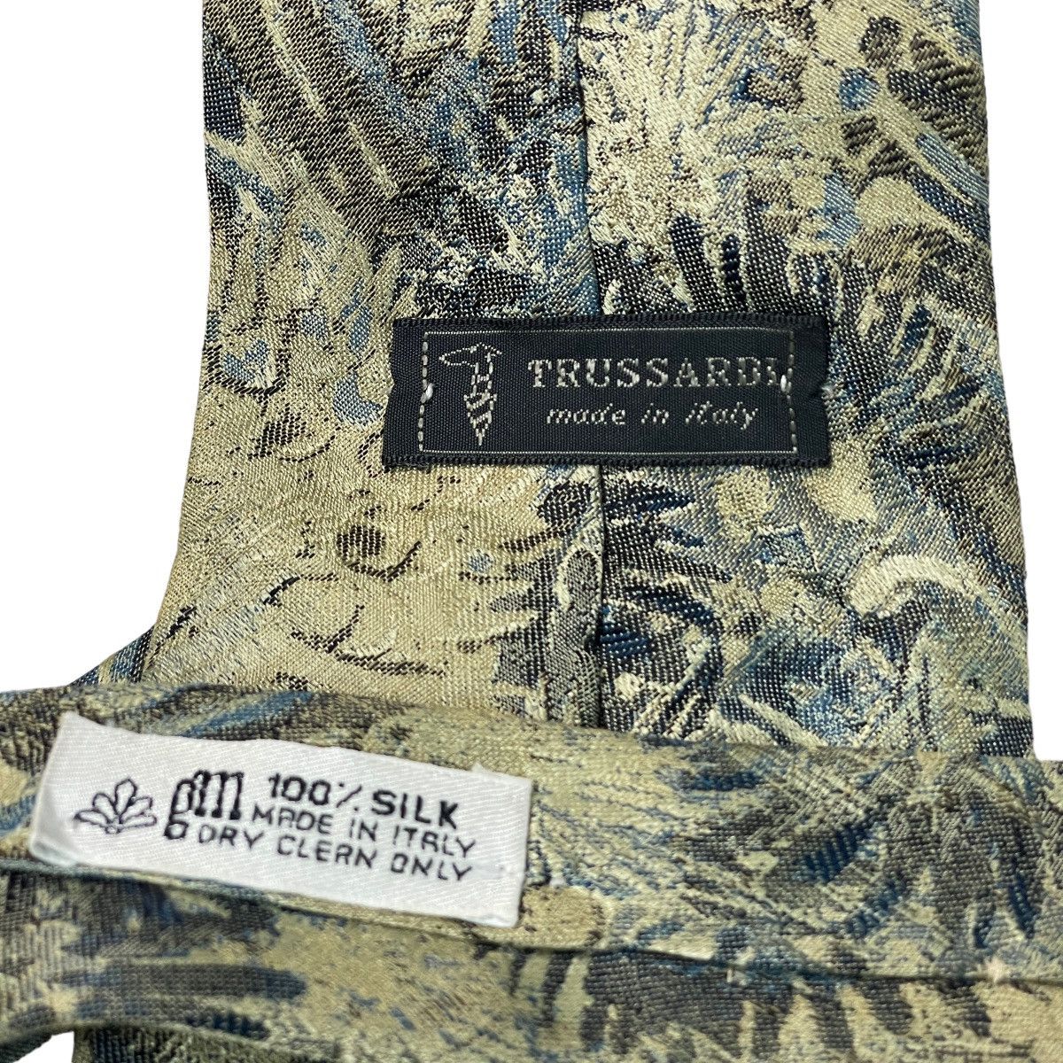 Trussardi 🔥LAST PRICE🔥 Vintage Trussardi Floral Silk Ties Size ONE SIZE - 4 Thumbnail