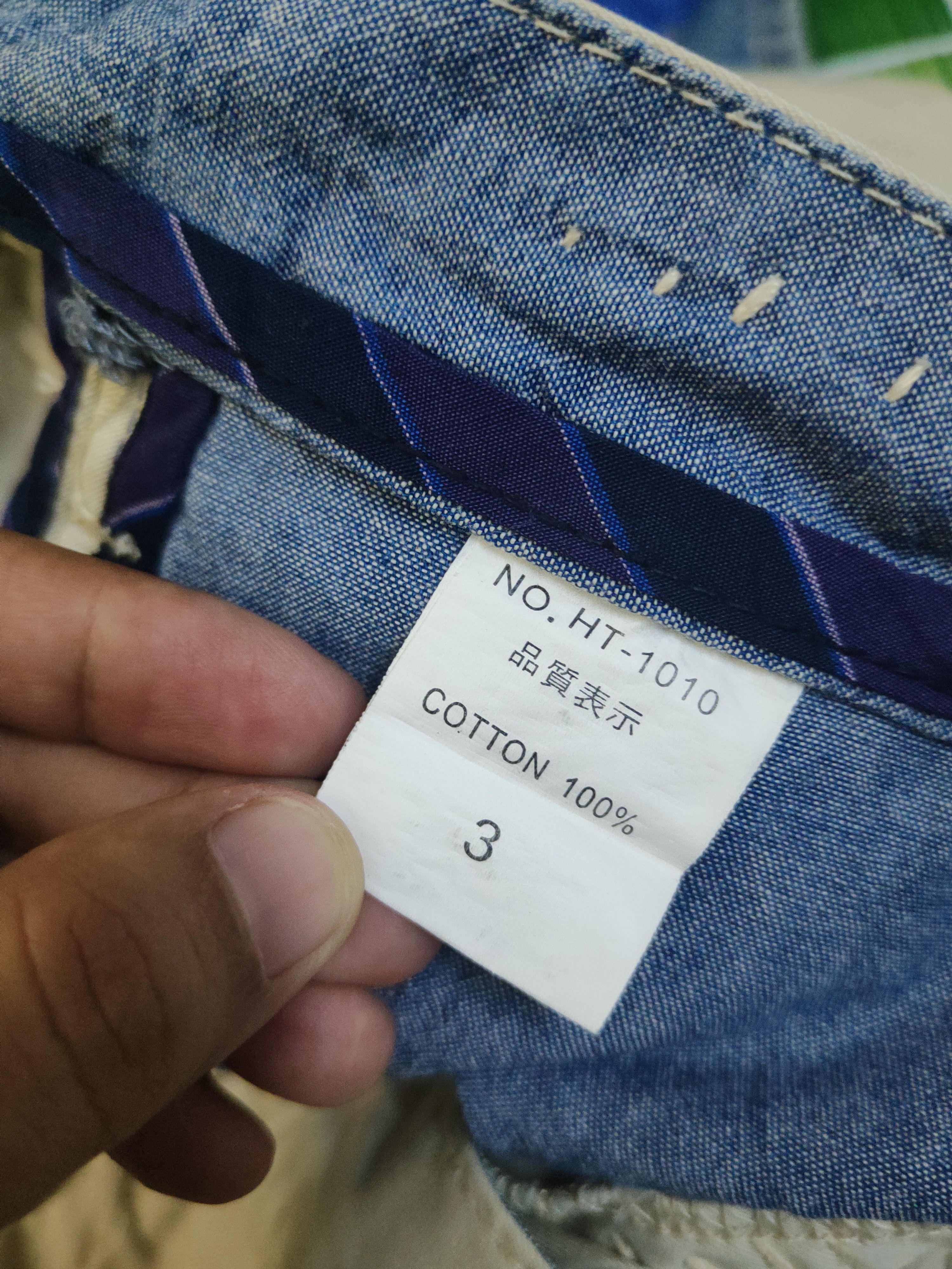 Japanese Brand DL Akbrico Ivory Multipocket Patched Casual Pants #46-022 Size US 32 / EU 48 - 13 Thumbnail