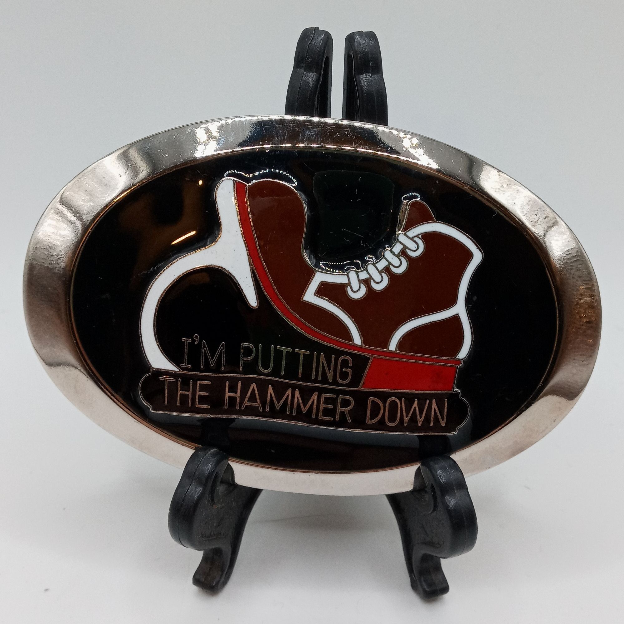 Other Putting The Hammer Down Belt Buckle Vintage Trucker Western Size ONE SIZE - 13 Thumbnail