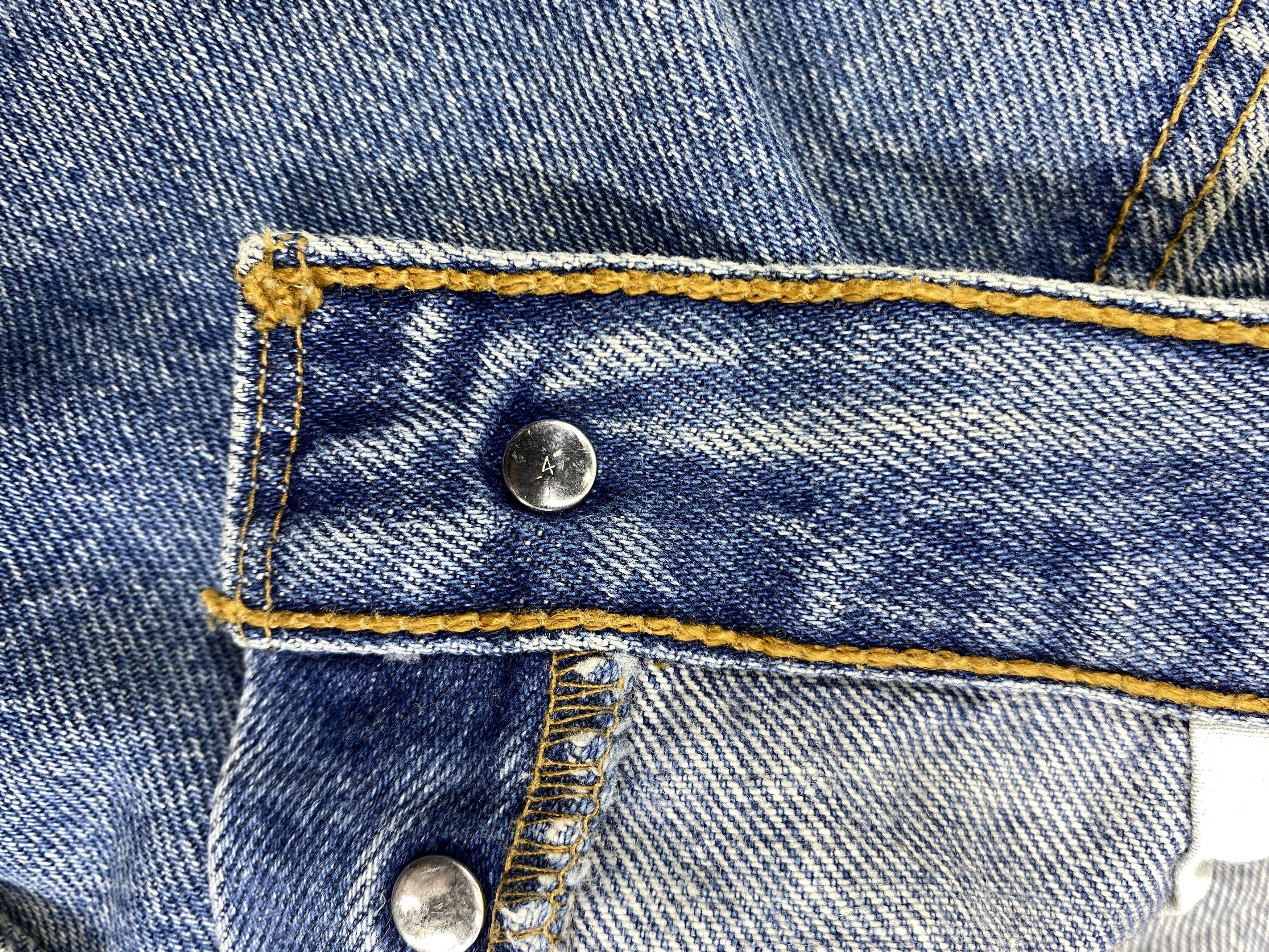 Levi's Faded Blue Vintage Levis 501 Jeans 32x14 - JN3034 Size US 32 / EU 48 - 6 Thumbnail