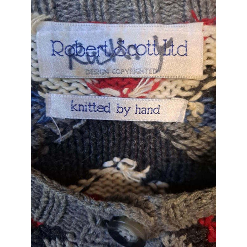 Other Vintage Robert Scott LTD Hand Knit Cardigan Sweater Size Sma Size US S / EU 44-46 / 1 - 5 Thumbnail