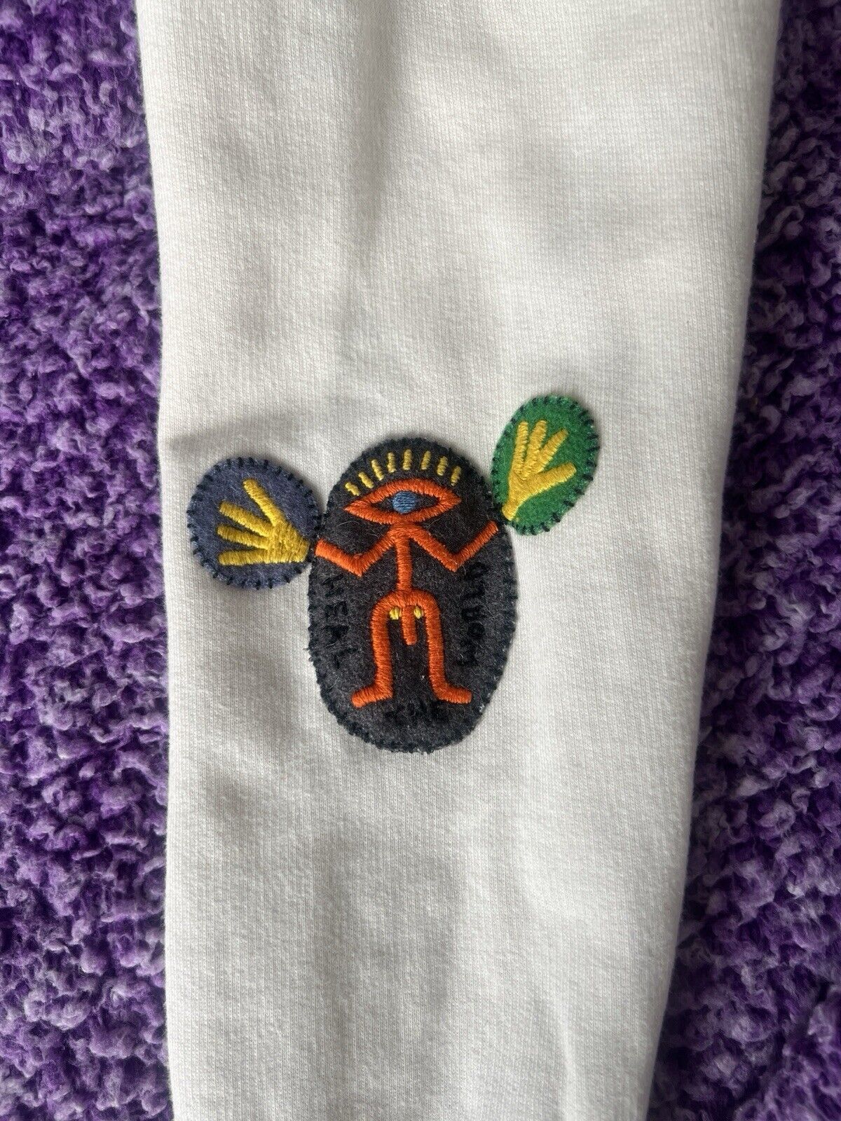 Walter Van Beirendonck Dream The World Awake Sweater With Appliques Size US L / EU 52-54 / 3 - 14 Thumbnail