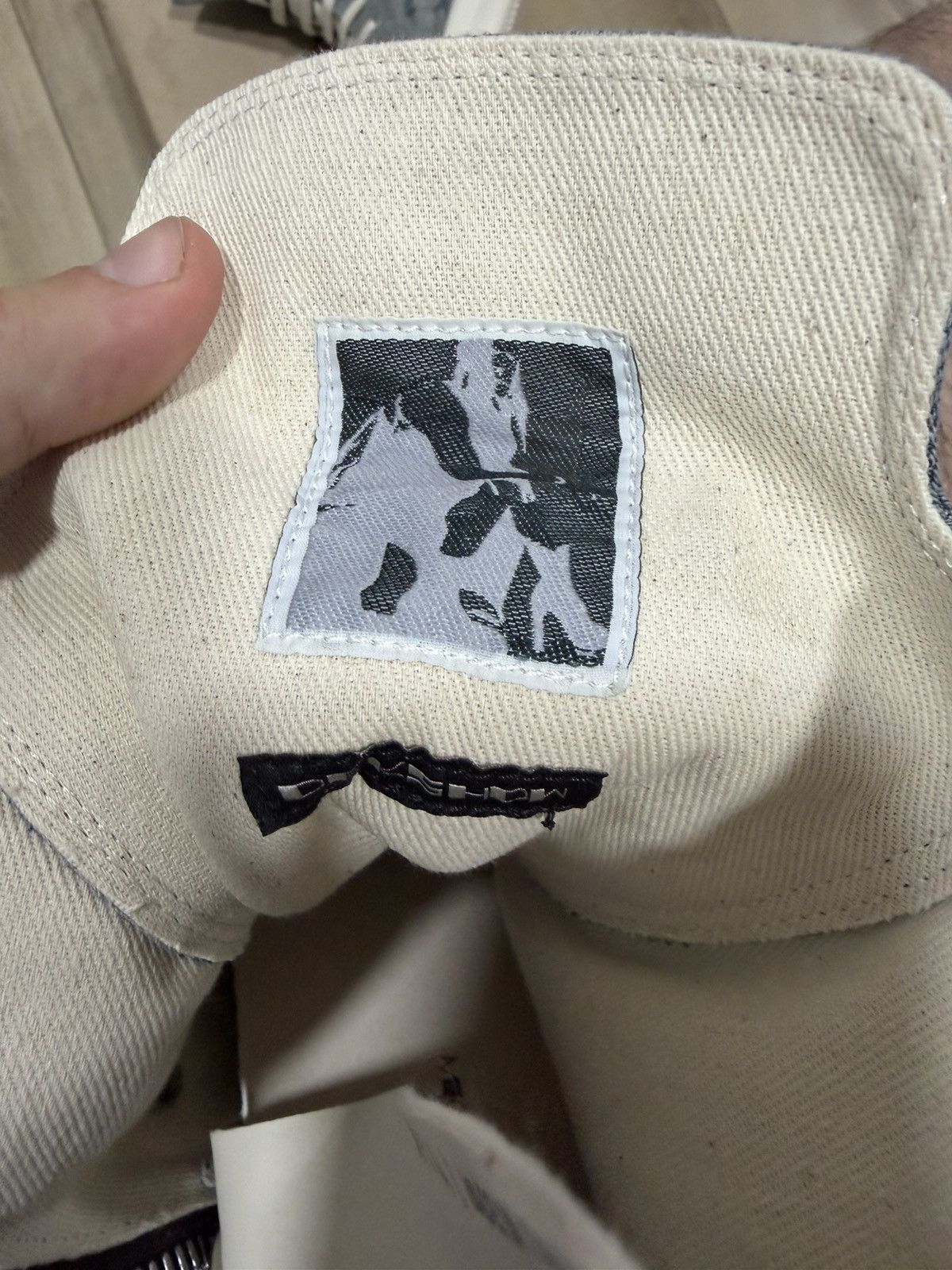 Rick Owens Rick owens drkshdwk deneim high top Size US 11 / EU 44 - 8 Thumbnail