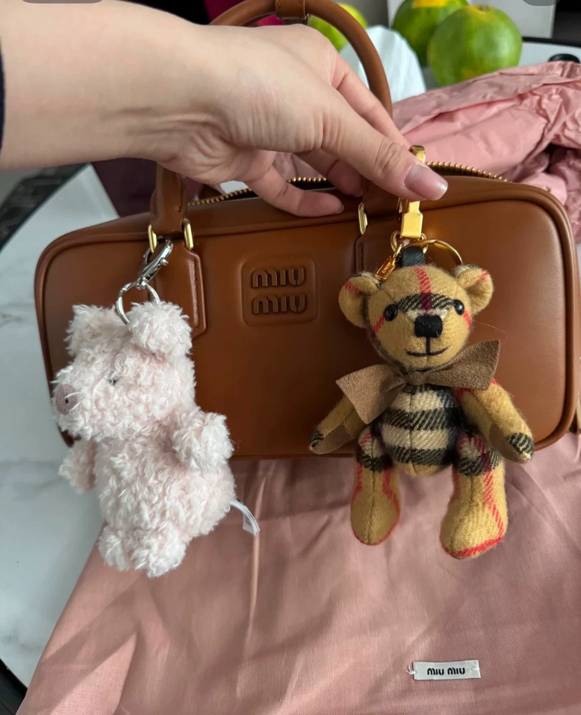 Burberry Burberry Teddy Bear Keychain Size ONE SIZE - 6 Thumbnail