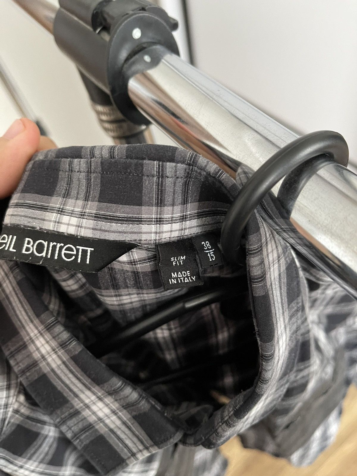 Neil Barrett Neil Barrett Shirt Button Up Long Sleeve Size US S / EU 44-46 / 1 - 12 Thumbnail