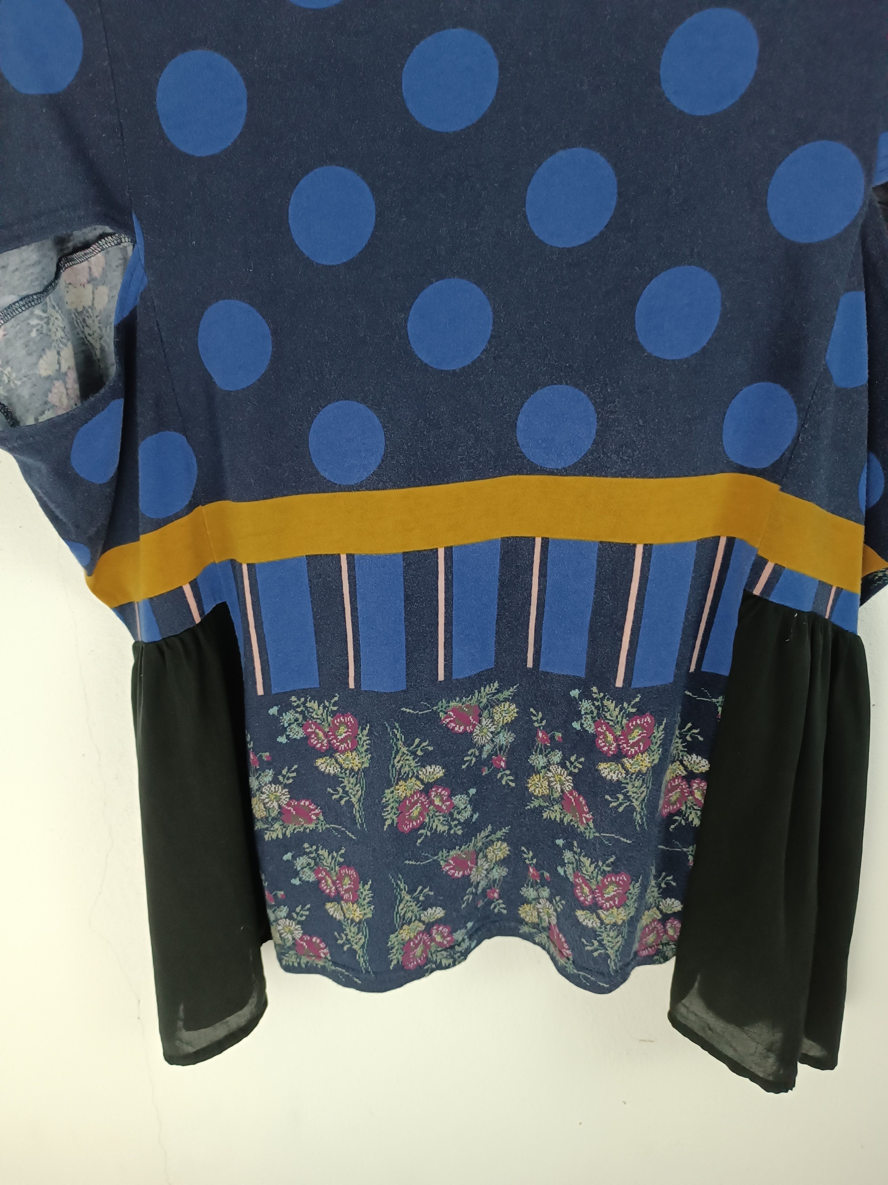 Vintage VINTAGE SUPER HAKKA POLKADOT CUTE INDIE SHIBORI TOP Size L / US 10 / IT 46 - 6 Thumbnail