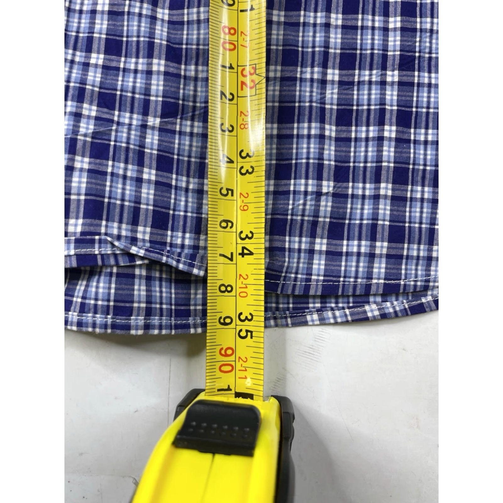 Polo Ralph Lauren Polo Ralph Lauren Shirt Mens 4XB Blue Plaid Long Sleeve Button Down Size US XXL / EU 58 / 5 - 6 Thumbnail
