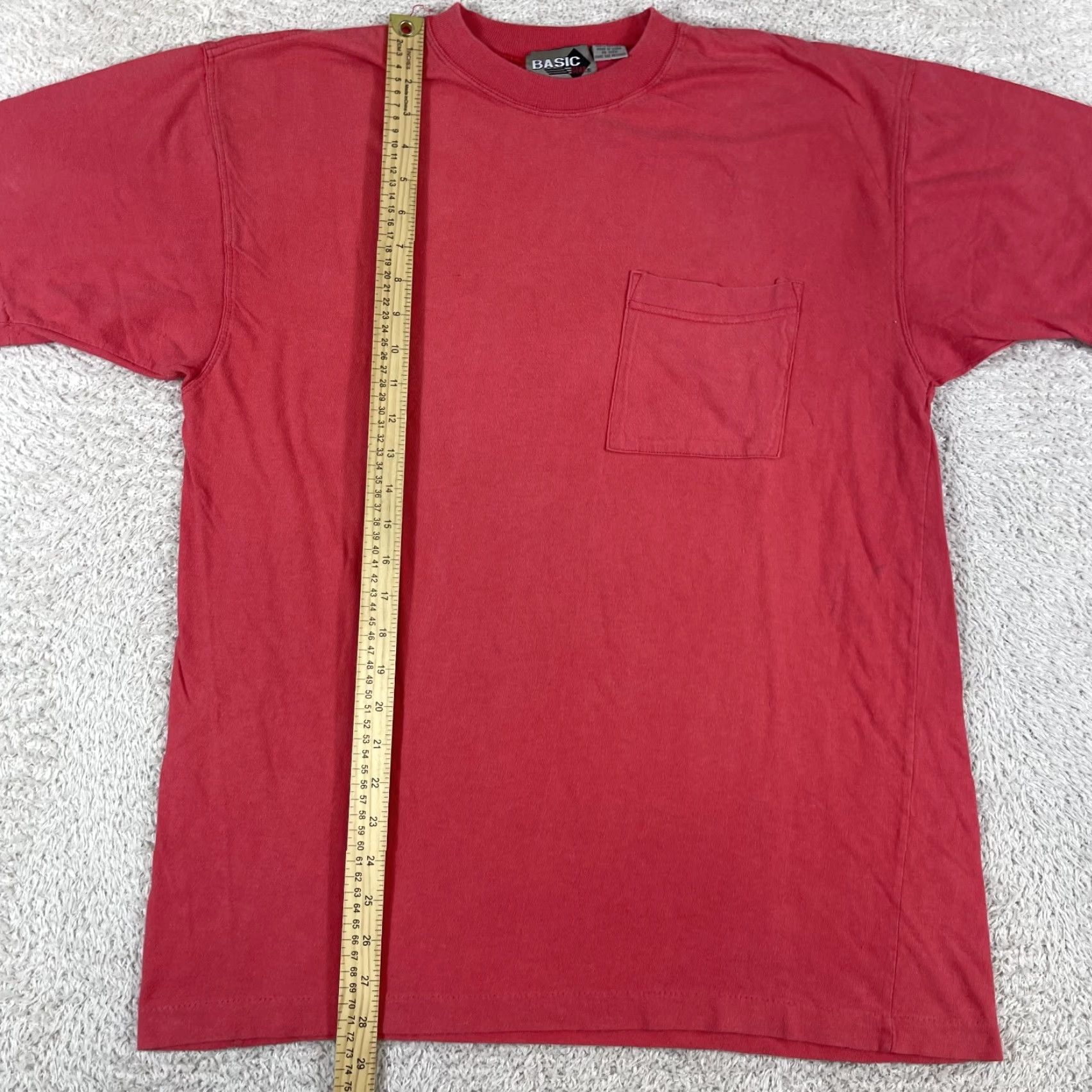 Vintage VINTAGE 90's Basic Gear T-Shirt Mens Small Red Pocket Oversized Y2K Skate Grunge Tee Size US S / EU 44-46 / 1 - 5 Thumbnail