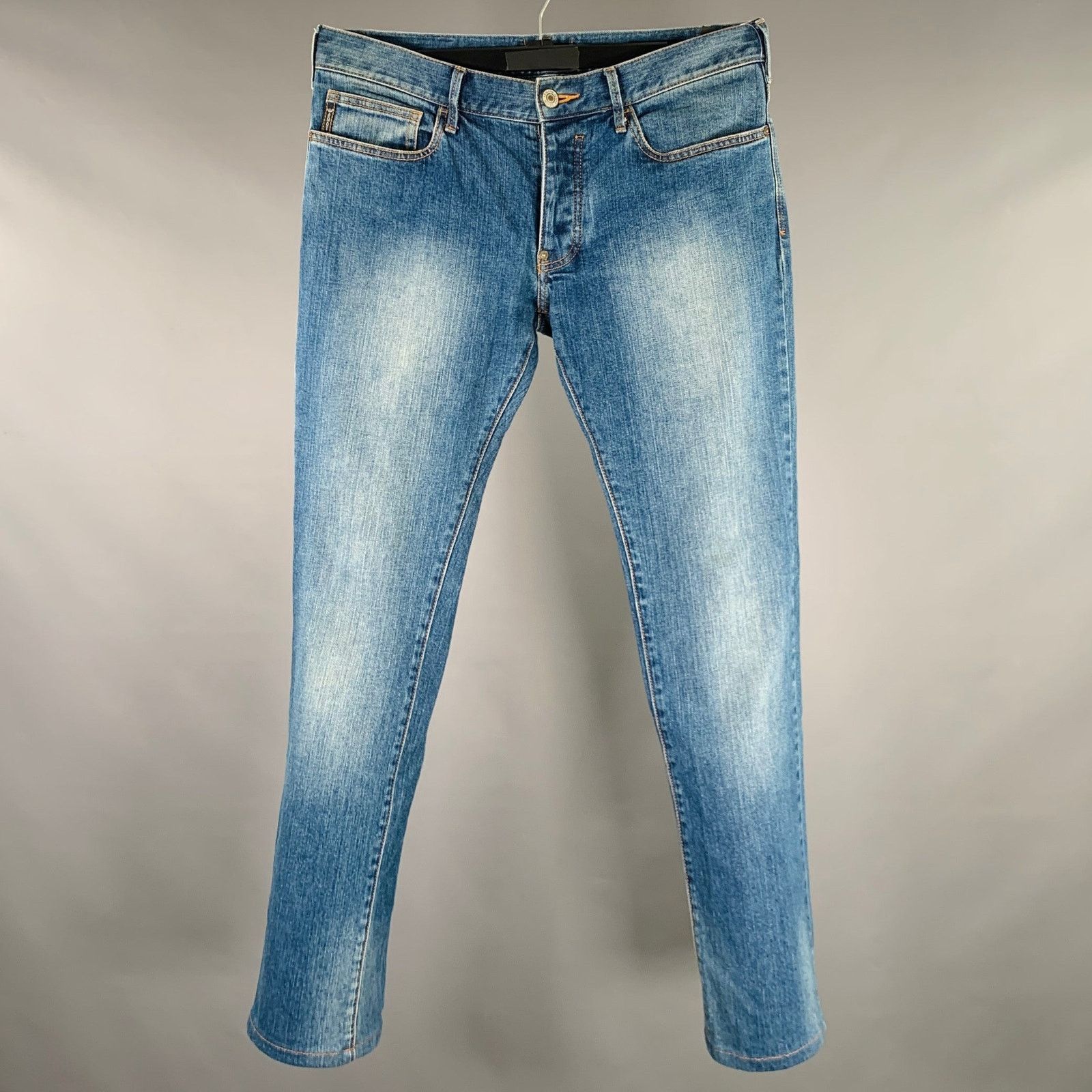 Other ARMANI JEANS Size 32 Blue Cotton Blend Button Fly Jeans Size US 32 / EU 48 - 1 Thumbnail
