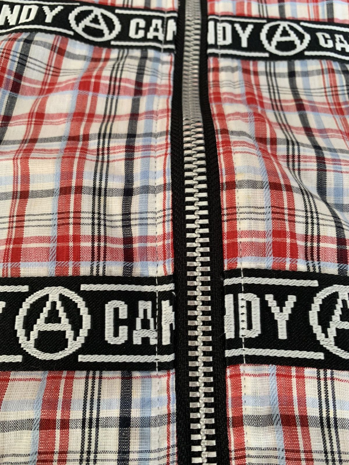 If Six Was Nine Vintage Candy Stripper “Candy” Stripes Plaid Punk jacket Size US M / EU 48-50 / 2 - 3 Thumbnail