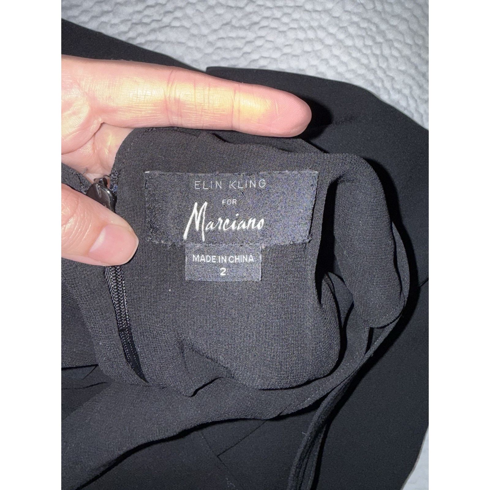Other ELIN KLING for Marciano black Sheer Mesh Deep V neck dress 2 Size XS / US 0-2 / IT 36-38 - 5 Thumbnail