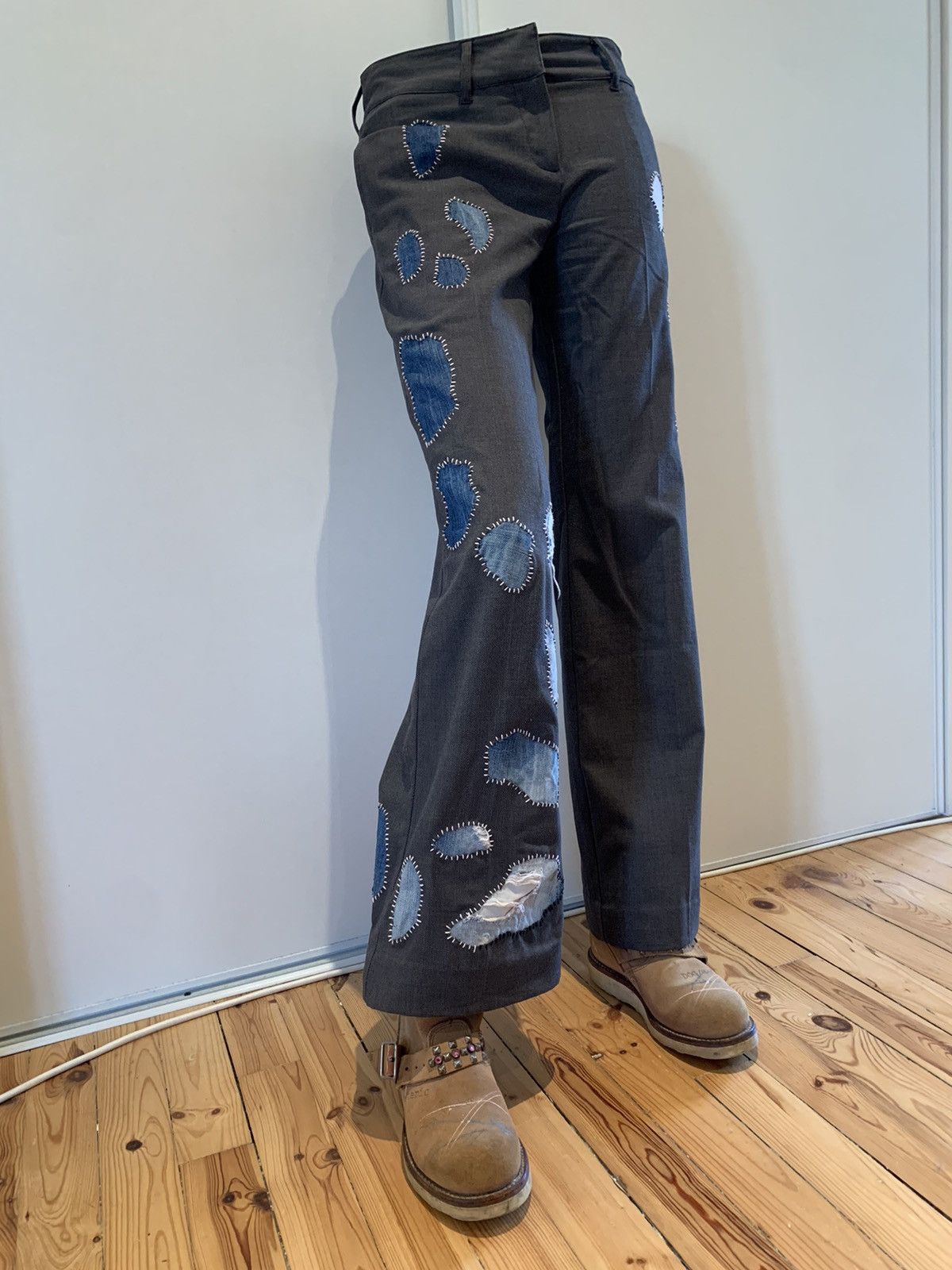1 of 1 Denim Patchwork Sashiko Custom Pant