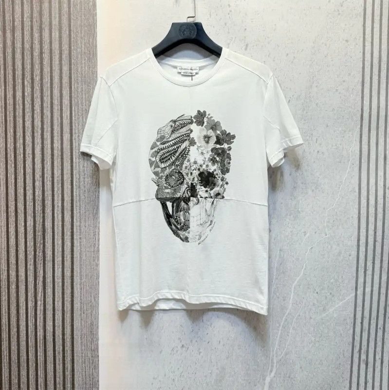 Alexander McQueen Alexander McQueen Men's Skull Print Summer T-Shirt 0089 Size US S / EU 44-46 / 1 - 1 Thumbnail